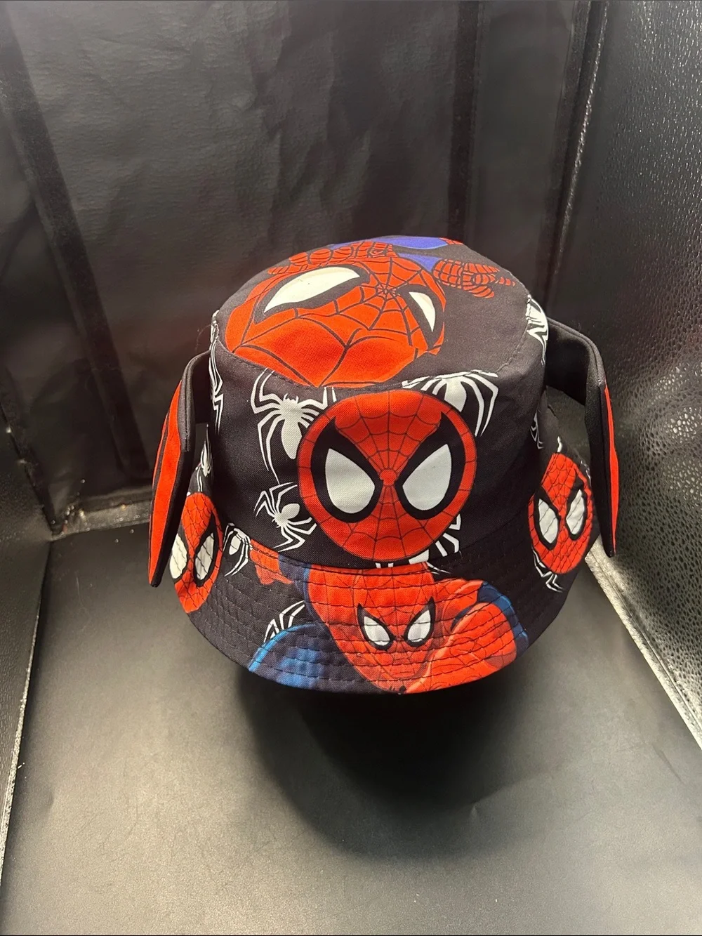 Spiderman Kids Superhero Bucket Hat - Red, Black & Blue